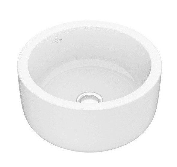 Раковина для ванної кімнати Villeroy & Boch Architectura ⌀40 см санітарна кераміка альпійський білий 41254101