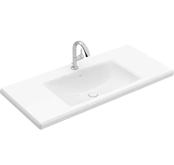 Раковина для ванной Villeroy & Boch Antheus 100х54 см керамика каменный белый CeramicPlus 4A09A2RW