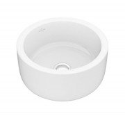 Раковина для ванної кімнати Villeroy & Boch Architectura ⌀40 см санітарна кераміка альпійський білий CeramicPlus 412540R1