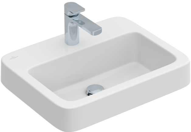 Раковина для ванной Villeroy & Boch Architectura 55х43 см санитарная керамика альпийский белый 41935601