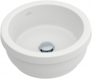 Раковина для ванної кімнати Villeroy & Boch Architectura ⌀41,5 см санітарна кераміка альпійський білий CeramicPlus 416540R1