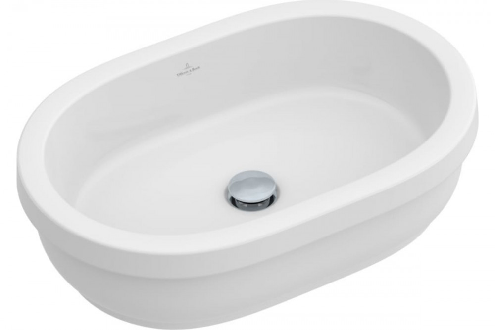 Раковина для ванної кімнати Villeroy & Boch Architectura 61,5х41,5 см санітарна кераміка альпійський білий CeramicPlus 416661R1