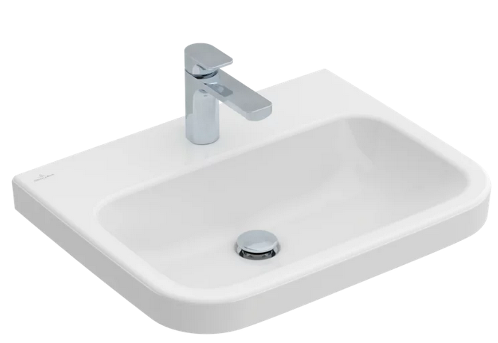 Раковина для ванной Villeroy & Boch Architectura 60х47 см санитарная керамика альпийский белый CeramicPlus 418861R1