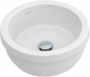 Раковина для ванної кімнати Villeroy & Boch Architectura ⌀41,5 см санітарна кераміка альпійський білий CeramicPlus 416540R1