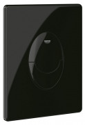 Кнопка смыва для унитаза Grohe Skate Air вертикальная пластик черный глянец 38505KV0