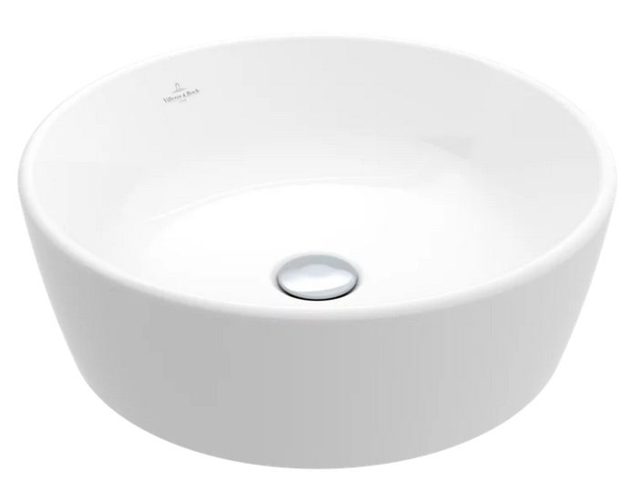 Раковина для ванной Villeroy & Boch Architectura ⌀45 см санитарная керамика альпийский белый 5A254601