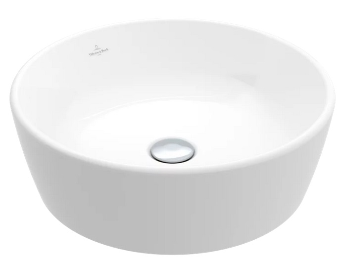 Раковина для ванної кімнати Villeroy & Boch Architectura ⌀45 см санітарна кераміка альпійський білий CeramicPlus 5A2546R1