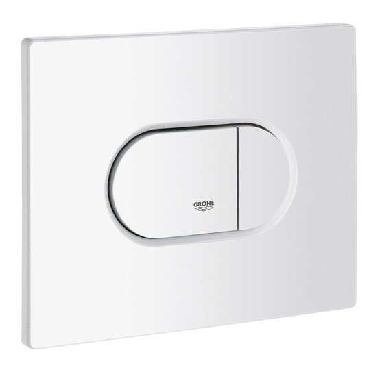 Кнопка смыва для унитаза Grohe Arena Cosmopolitan двойной смыв пластик белый альпийский 38858SH0