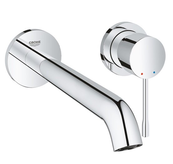 Смеситель для раковины Grohe Essence однорычажный настенный хром 29193001