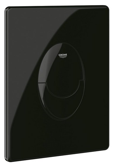 Кнопка змиву для унітазу Grohe Skate Air вертикальна пластик чорний глянець 38505KV0