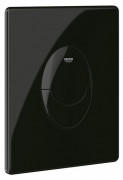 Кнопка змиву для унітазу Grohe Skate Air вертикальна пластик чорний глянець 38505KV0