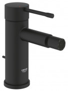 Смеситель для биде Grohe Essence New однорычажный с донным клапаном фантомный черный 24395KF1