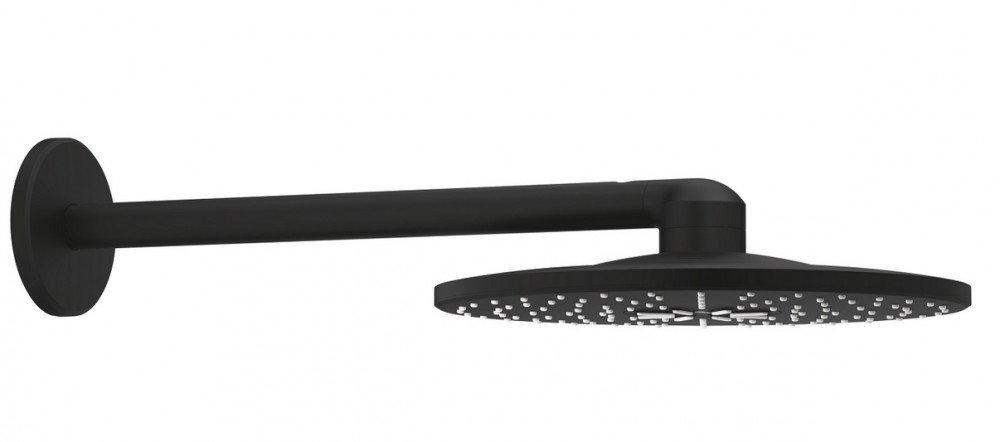 Верхний душ Grohe Rainshower 310 SmartActive с кронштейном 2 режима фантомный черный 22123KF0