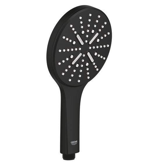 Душевая лейка Grohe Rainshower Smartactive 130 мм 3-режимная фантомный черный 22127KF0