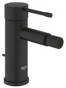 Смеситель для биде Grohe Essence New однорычажный с донным клапаном фантомный черный 24395KF1