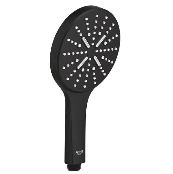 Душова лійка Grohe Rainshower Smartactive 130 мм 3-режимна фантомний чорний 22127KF0