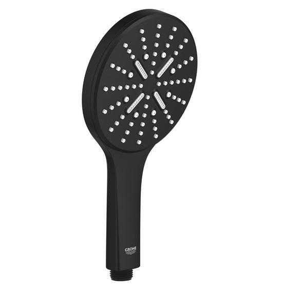 Душова лійка Grohe Rainshower Smartactive 130 мм 3-режимна фантомний чорний 22127KF0
