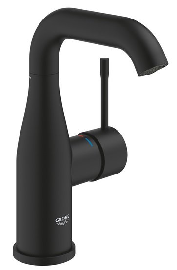Смеситель для раковины Grohe Essence однорычажный фантомный черный 24176KF1