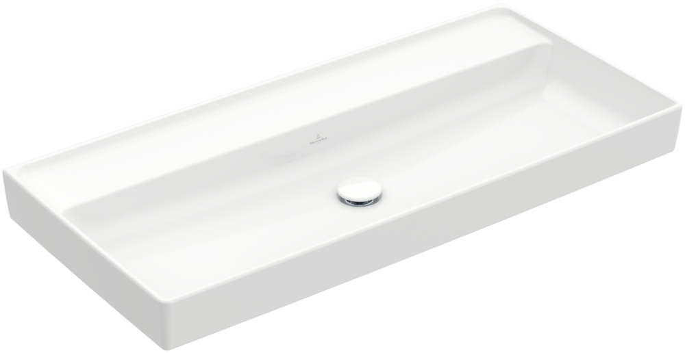 Раковина для ванной Villeroy & Boch Collaro 100x47 см камень белый CeramicPlus 4A33A3RW