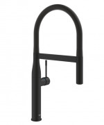 Смеситель для кухни Grohe Essence New однорычажный с выдвижной лейкой фантомный черный 30503KF0