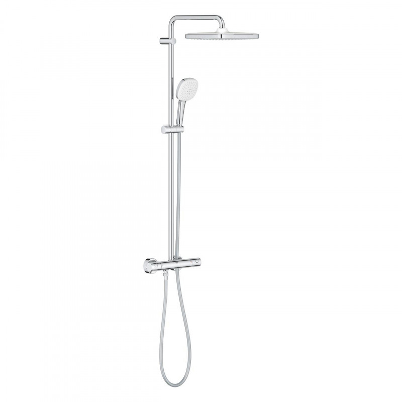 Душова стійка Grohe Tempesta System 250 Cube з термостатом хром 26689001