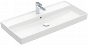 Раковина для ванной Villeroy & Boch Collaro 100x47 см с переливом камень белый CeramicPlus 4A33A5RW