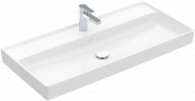 Раковина для ванной Villeroy & Boch Collaro 100x47 см без перелива альпийский белый CeramicPlus 4A33A2R1