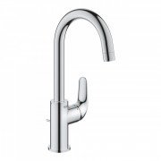 Смеситель для раковины Grohe EuroEco однорычажный с донным клапаном хром 24272001