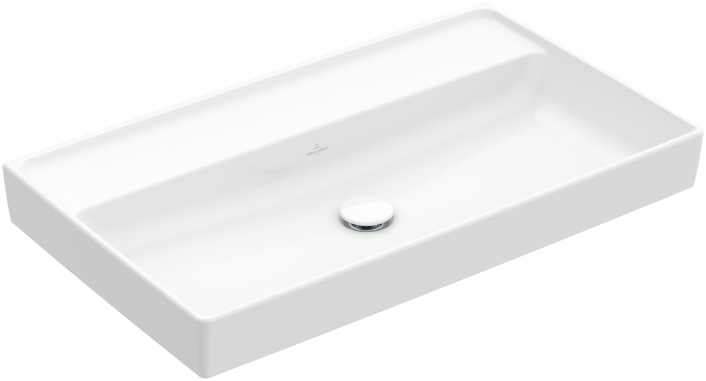 Раковина для ванной Villeroy & Boch Collaro 80x47 см камень белый CeramicPlus 4A3383RW