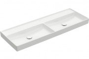 Раковина для ванної Villeroy & Boch Collaro 130x47 см подвійна білий альпійський CeramicPlus 4A34D2R1