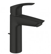 Смеситель для раковины Grohe Eurosmart однорычажный с донным клапаном черный матовый 233222433