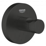Крючок для ванной Grohe Essentials одинарный металл черный матовый 1024602430