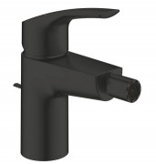 Смеситель для биде Grohe Eurosmart однорычажный с донным клапаном черный матовый 329292433