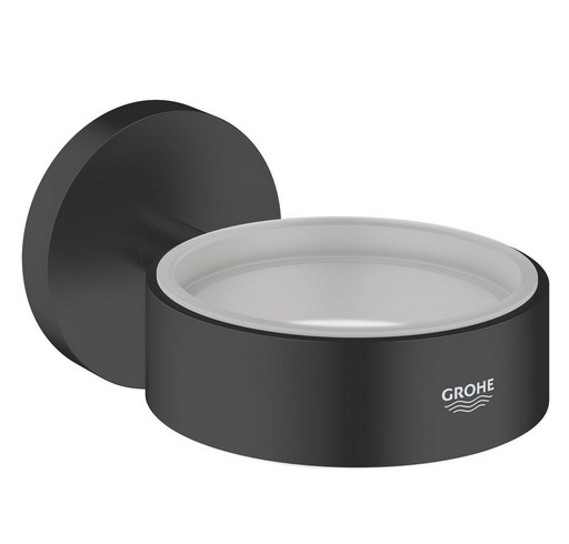 Держатель для стакана/дозатора жидкого мыла Grohe Essentials металл черный матовый 1024662430