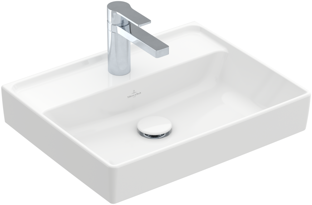 Раковина для ванной Villeroy & Boch Collaro 50x40 см без перелива альпийский белый TitanCeram 43345101