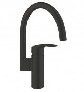 Смеситель для кухни Grohe Eurosmart однорычажный черный матовый 332022433