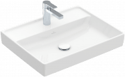 Раковина для ванной Villeroy & Boch Collaro 60x47 см без перелива камень белый CeramicPlus 4A3361RW