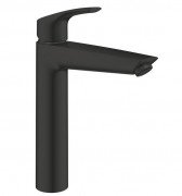 Смеситель для раковины Grohe Eurosmart однорычажный с донным клапаном черный матовый 239712433