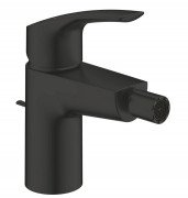 Смеситель для биде Grohe Eurosmart однорычажный с донным клапаном черный матовый 329292433
