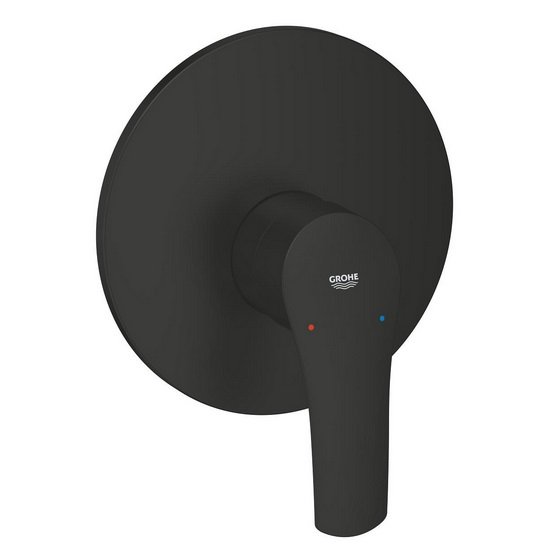 Смеситель для душа встраиваемый Grohe Eurosmart однорычажный черный матовый 194512433