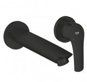 Смеситель для раковины Grohe Eurosmart однорычажный настенный черный матовый 293382433