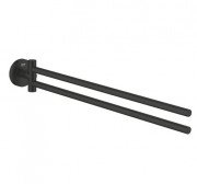 Держатель для полотенец Grohe Essentials поворотный металл черный матовый 1024672430