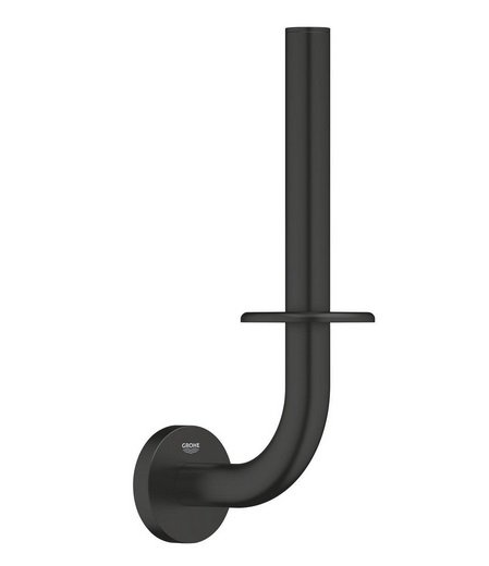 Держатель запасного рулона туалетной бумаги Grohe Essentials металл черный матовый 1024692430