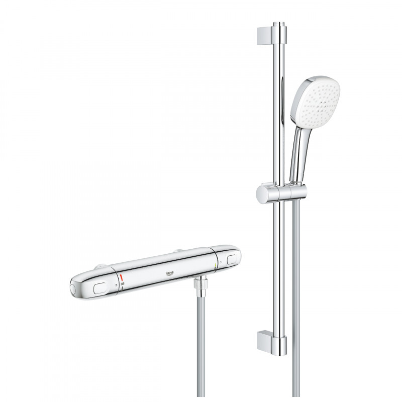 Термостат для душа Grohe Grohtherm 1000 с душевым гарнитуром хром 34819005