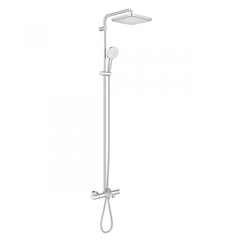 Душова система Grohe Tempesta System 250 Cube з термостатом хром 26691001