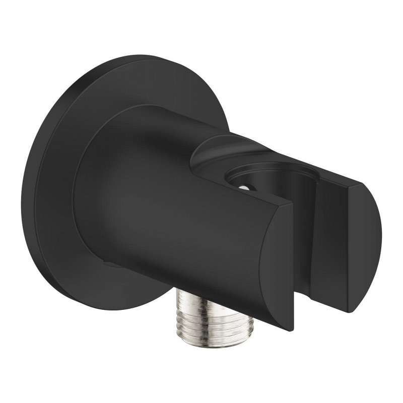 Підключення для душового шланга Grohe Tempesta з тримачем ручного душу чорний матовий 286282431