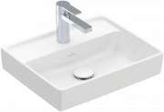 Раковина для ванной Villeroy & Boch Collaro 45x37 см без перелива альпийский белый CeramicPlus  433446R1