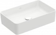 Раковина для ванной Villeroy & Boch Collaro 56x36 см накладная камень белый CeramicPlus 4A2056RW