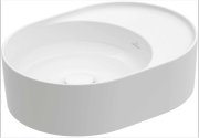 Раковина для ванной Villeroy & Boch Collaro 38х51 см овальная накладная без перелива CeramicPlus камень белый 4A1553R1