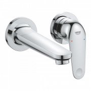 Смеситель для раковины Grohe EuroEco однорычажный настенный хром 24274001